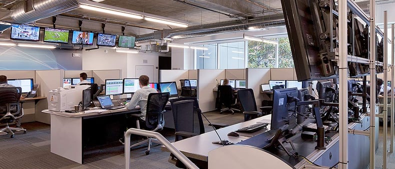 Pac-12 Network Agile Office featuring flexible workspace for growth and value