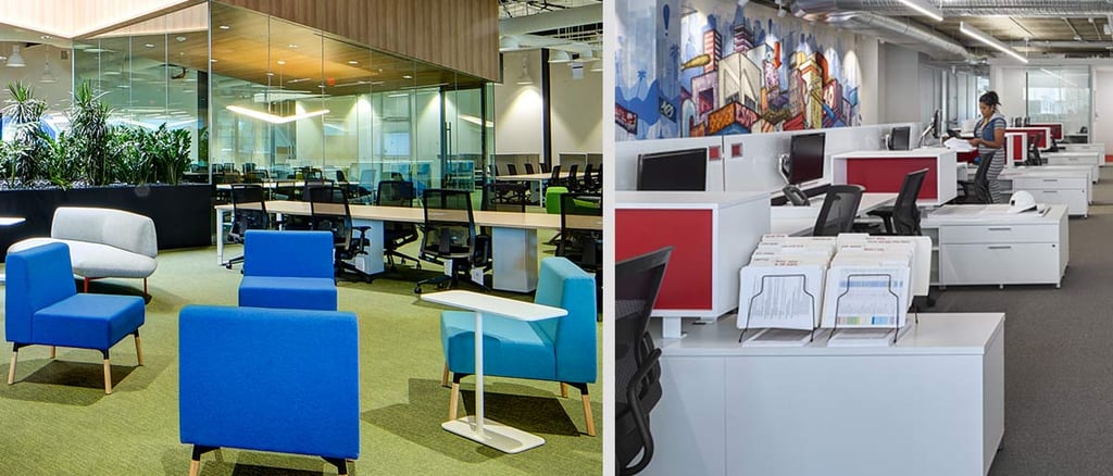 Workspace design trends for greater productivity - Kite Pharma and Shawmut Contruction