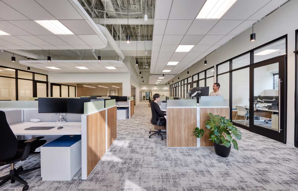 Colliers new space  was designed to enhance collaboration, connection, and productivity