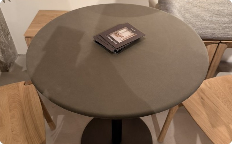 Ethnicraft leather table