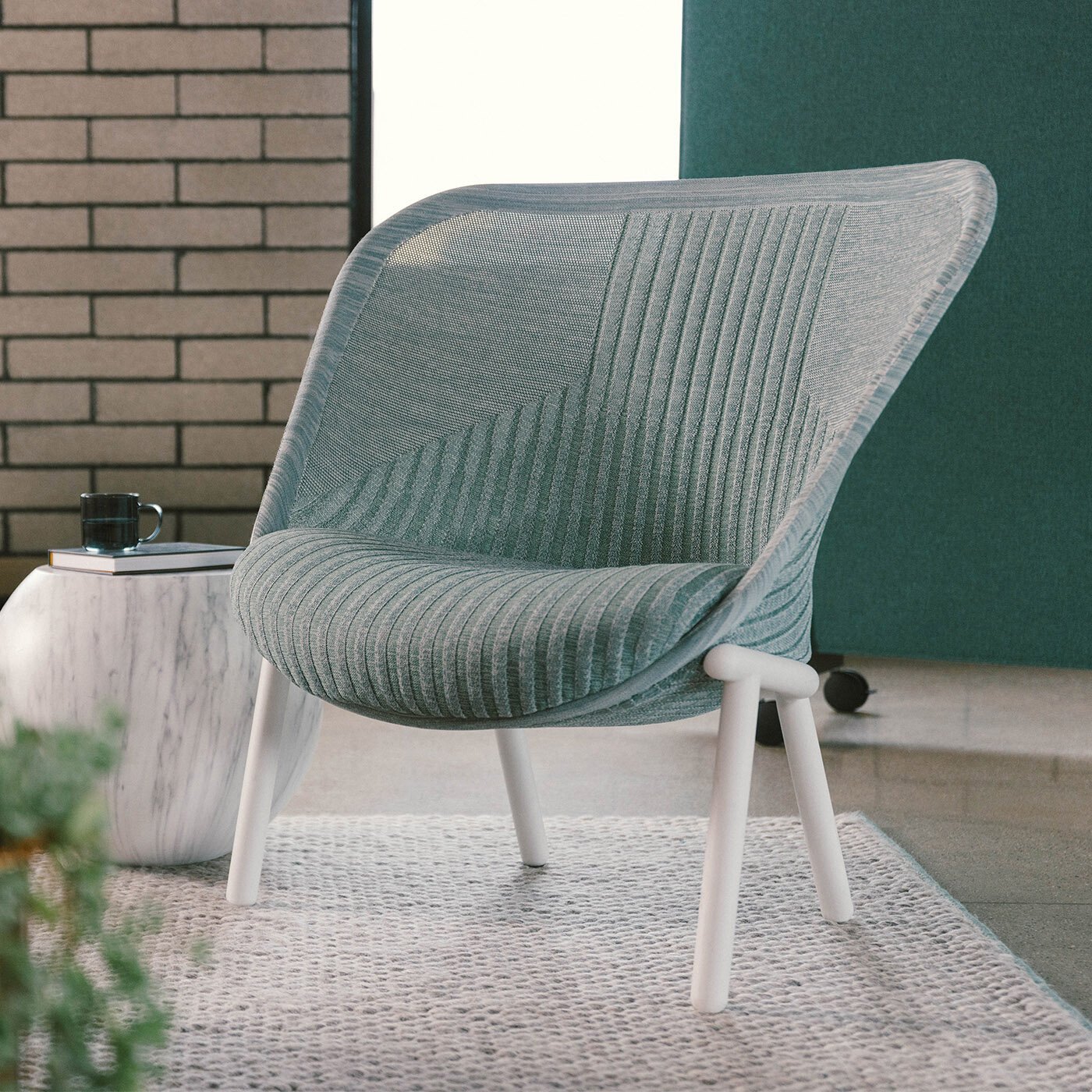 Sustainable Comfort: The Haworth Cardigan Lounge Chair