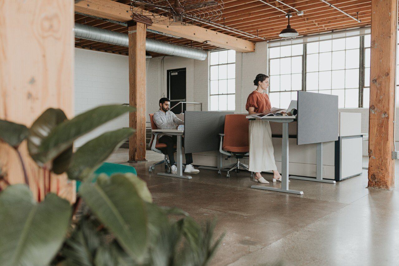 Height-adjustable desks