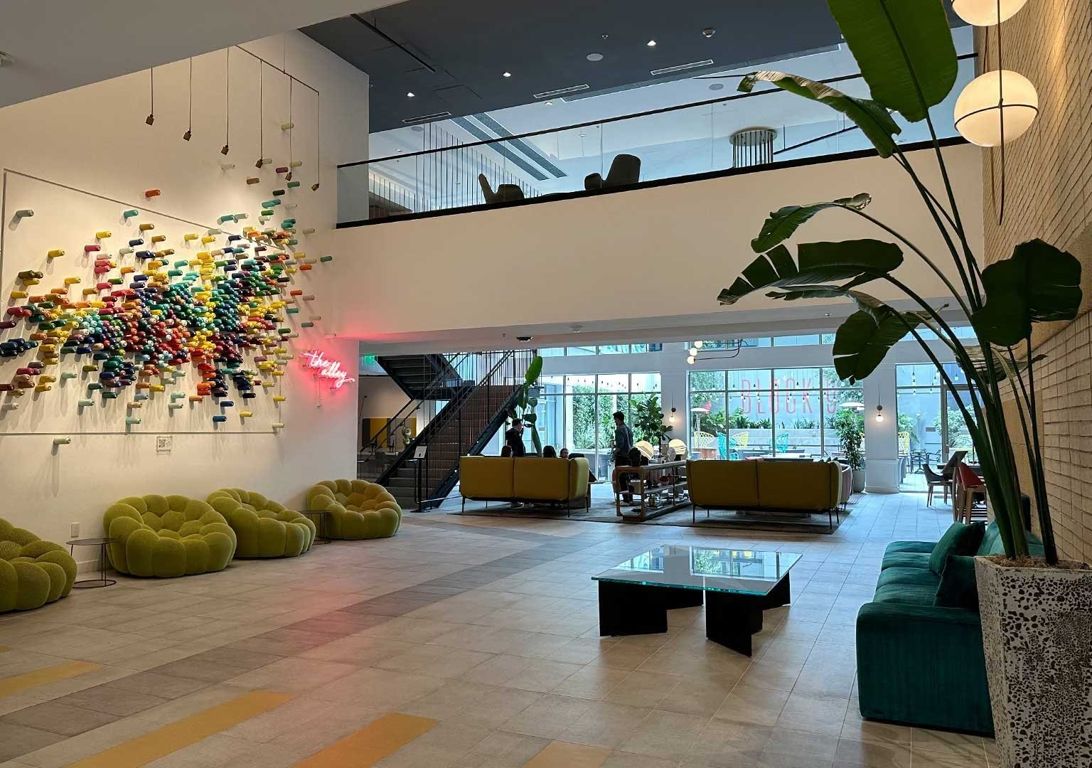 Lobby that appeals to Generation Z