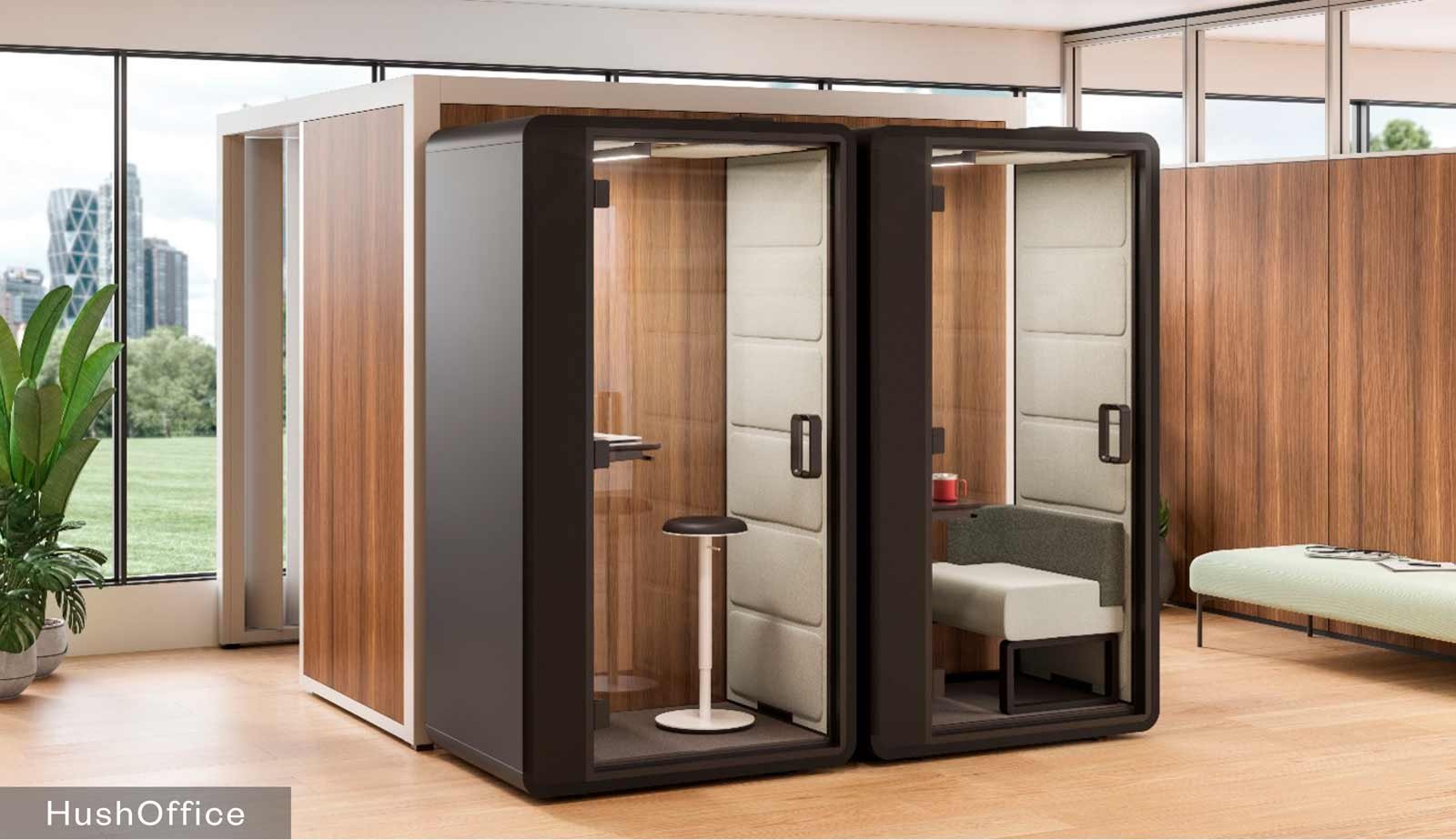 HushOffice furniture with Mid-Century Modern Revival
